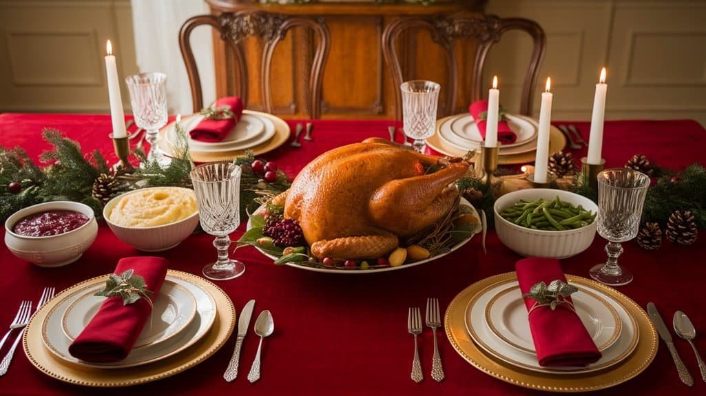 classic festive holiday feast