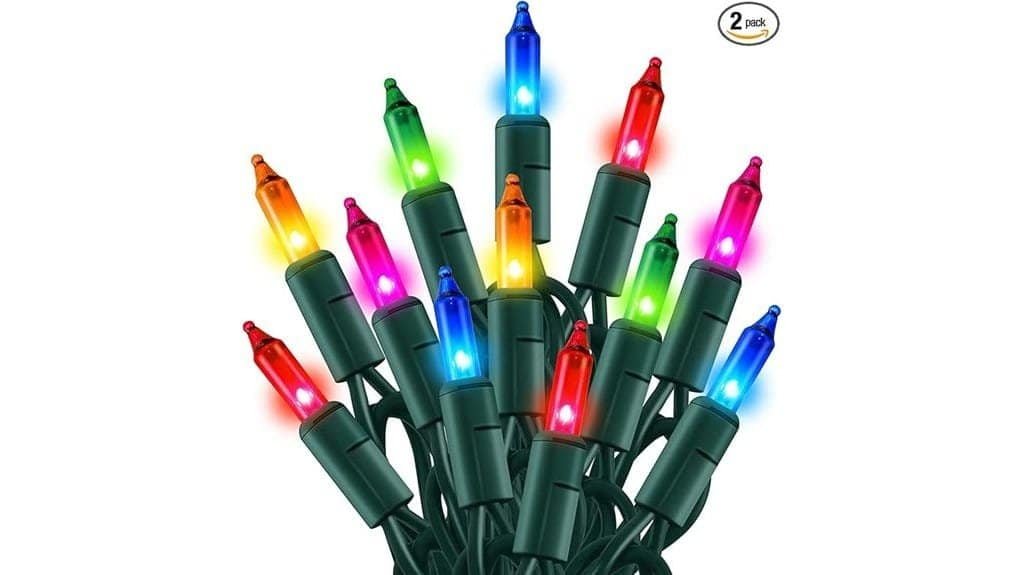 colorful mini string lights