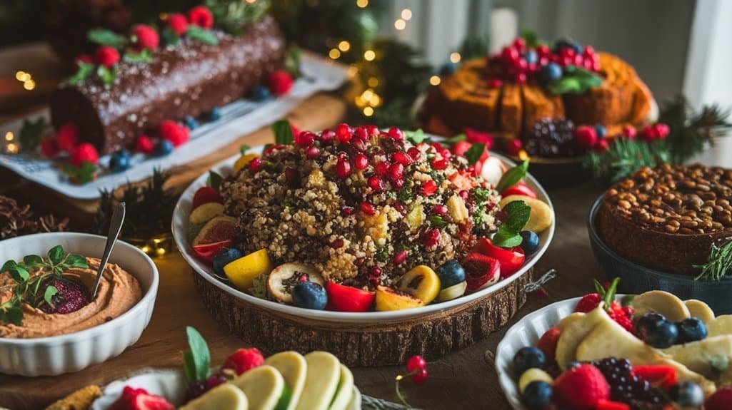festive plant based dishes