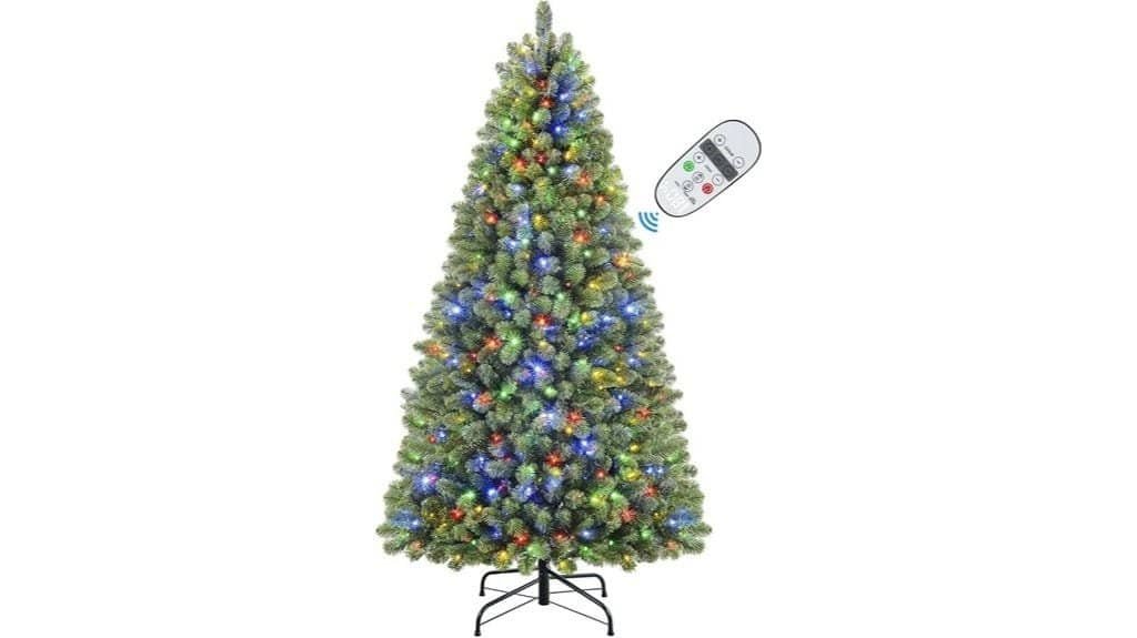 prelit led christmas tree