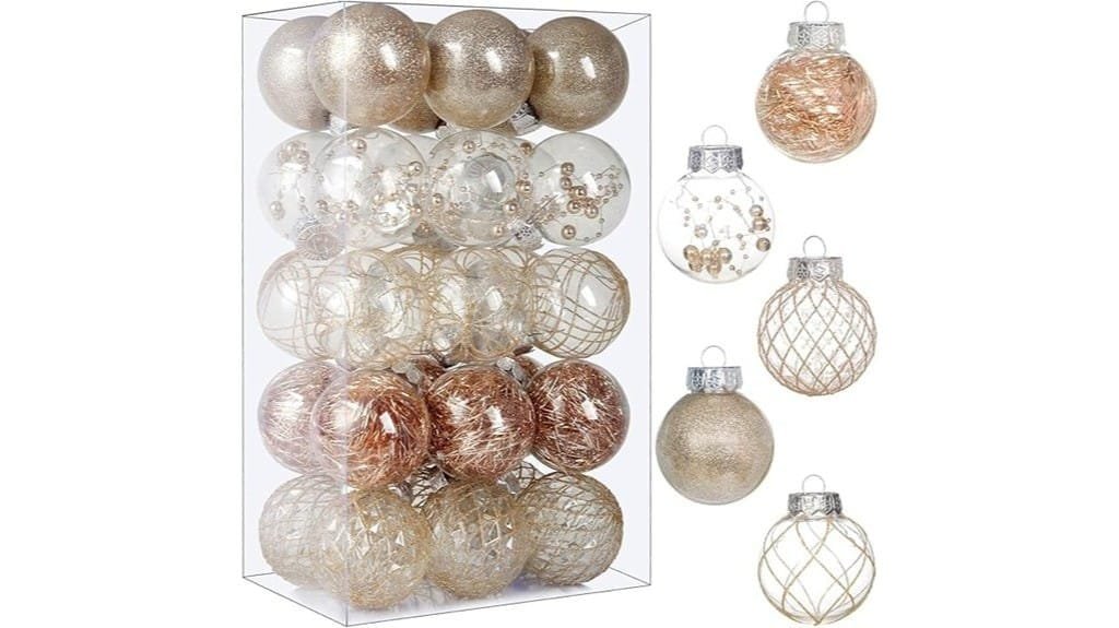 shatterproof plastic christmas ornaments
